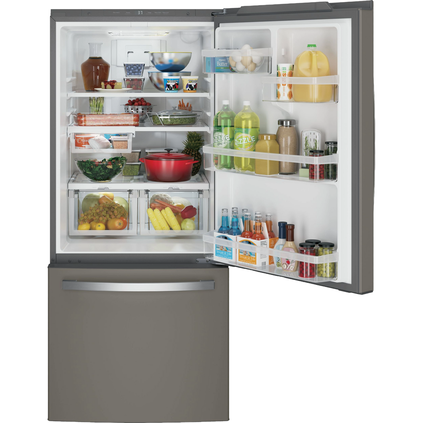 GE ENERGY STAR 21.0 Cu. Ft. Bottom-Freezer Refrigerator