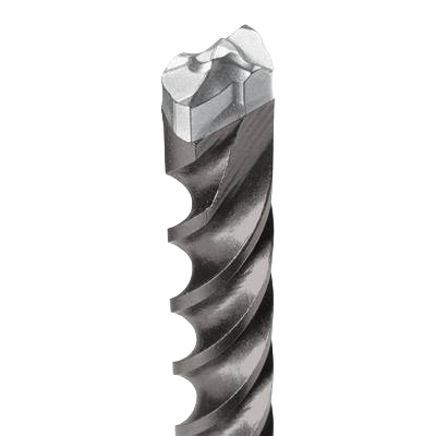 Durable Bosch SDS-plus carbide rotary hammer drill bit with spiral flute for heavy-duty masonry drilling tasks in tool accessories collection