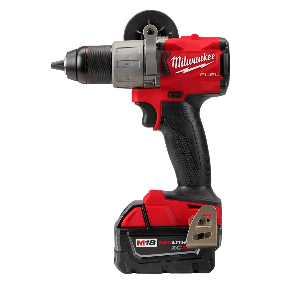 Red and black cordless drill driver with lithium battery and ergonomic grip for tools and home improvement tasks