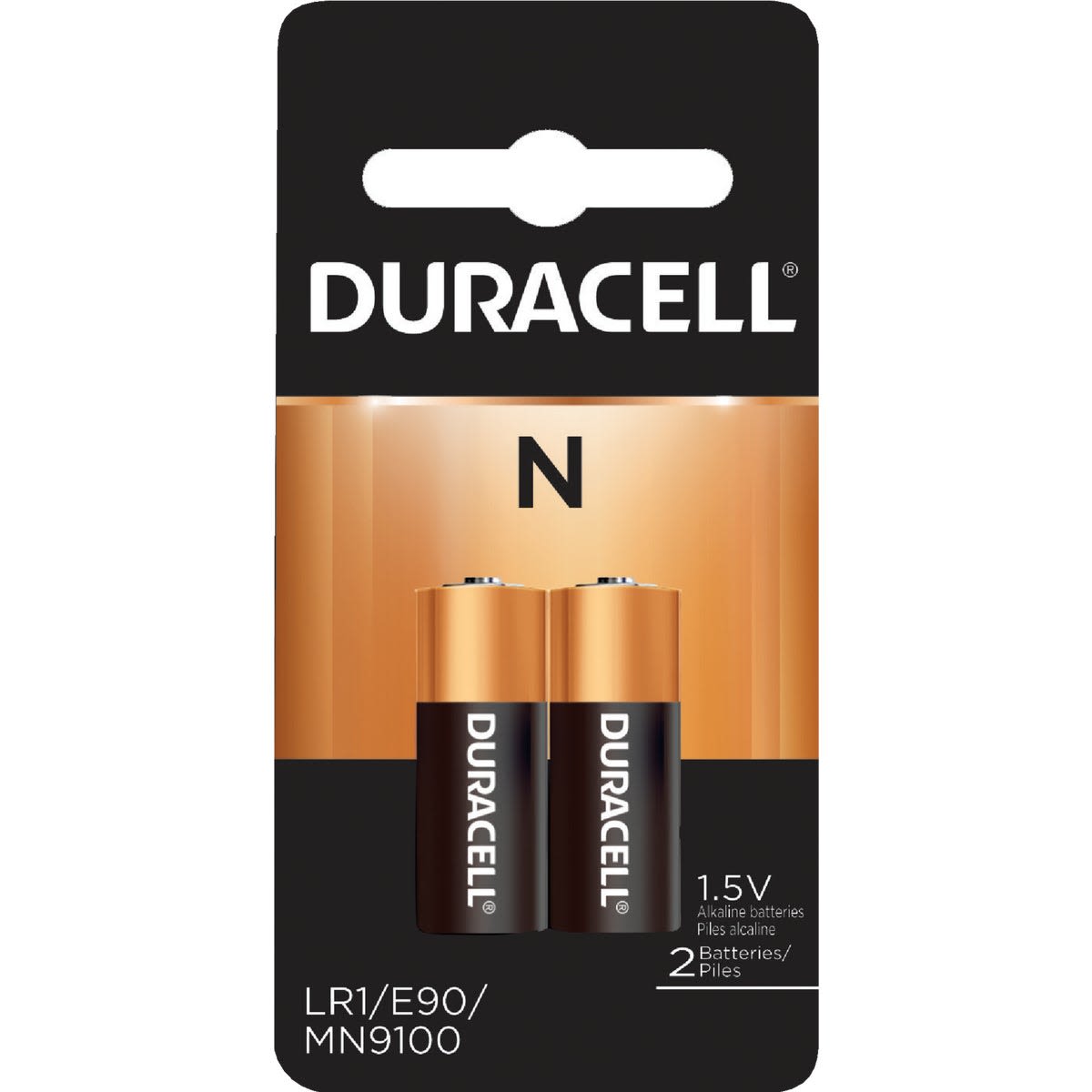Duracell N alkaline batteries 2-pack with 1.5V power for household and cleaning tools under $50 collections