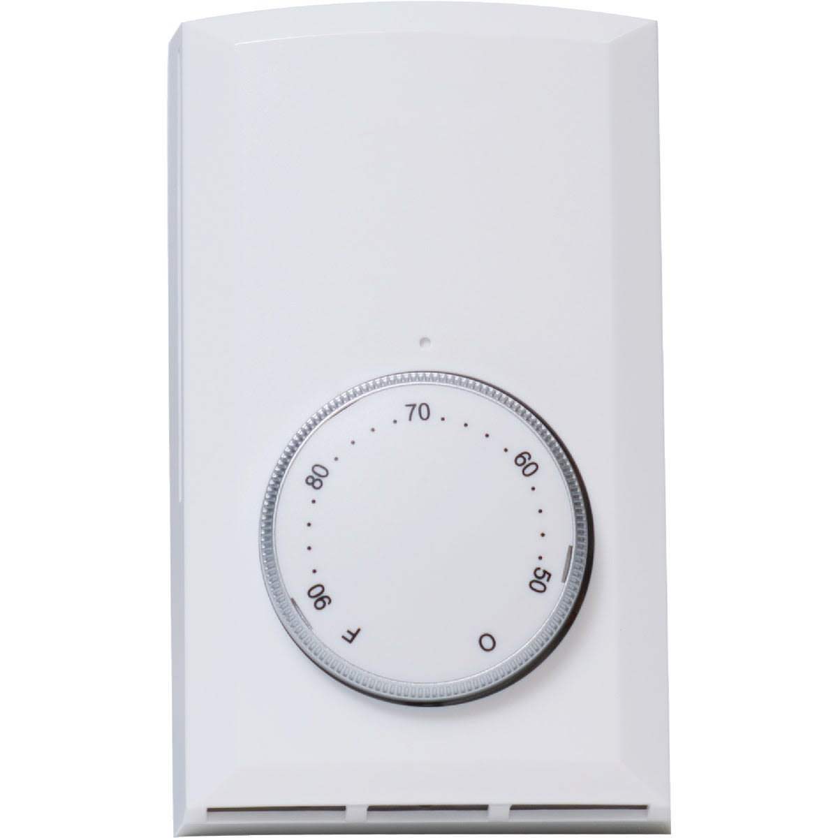 White electric baseboard thermostat with temperature dial for indoor heating control under $50 tools and home improvement
