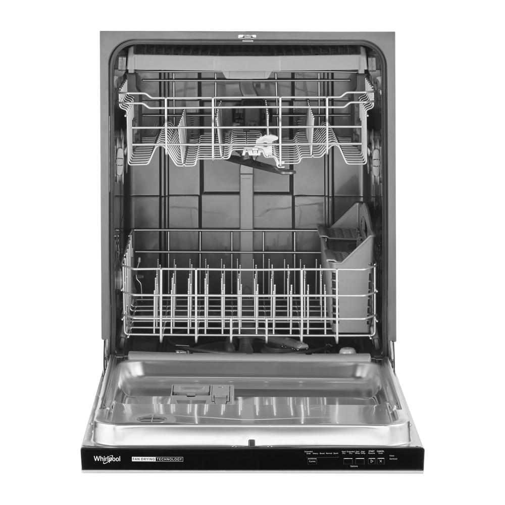 Quiet Dishwasher with 3rd Rack and Pocket Handle