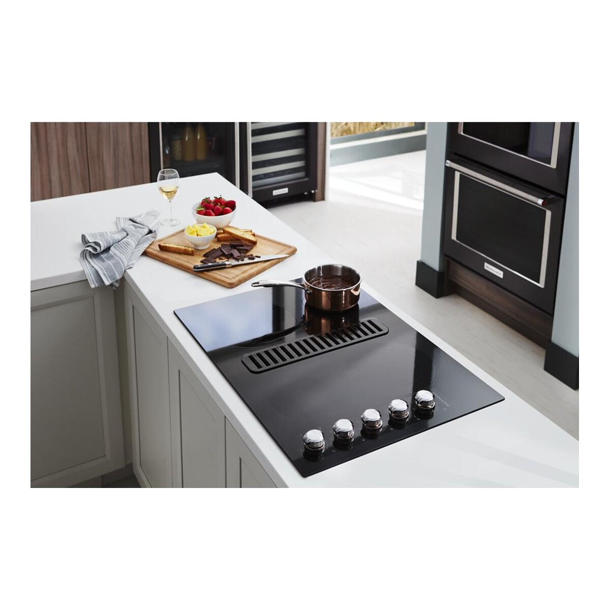 30" Electric Downdraft Cooktop with 4 Elements