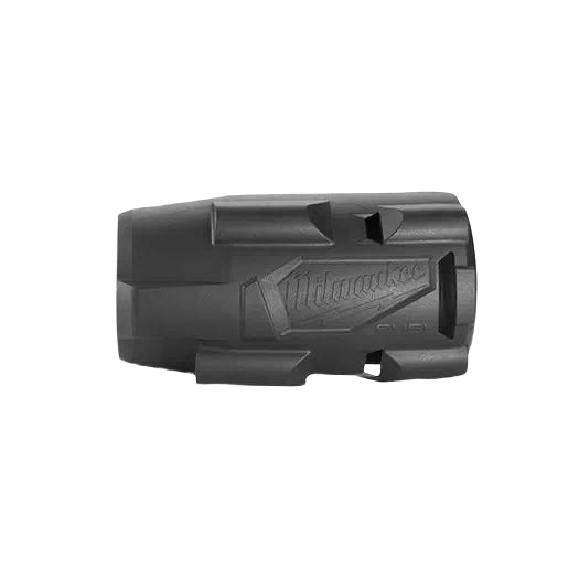 Durable black rubber impact wrench boot with embossed branding for protection in power tool accessories collection