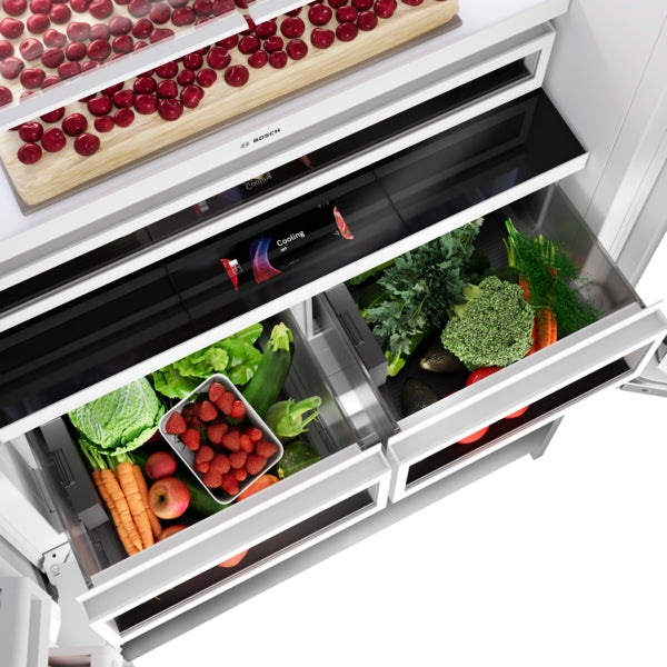 Benchmark™, Built-in Bottom Freezer Refrigerator, 36'', Softclose® Flat Hinge