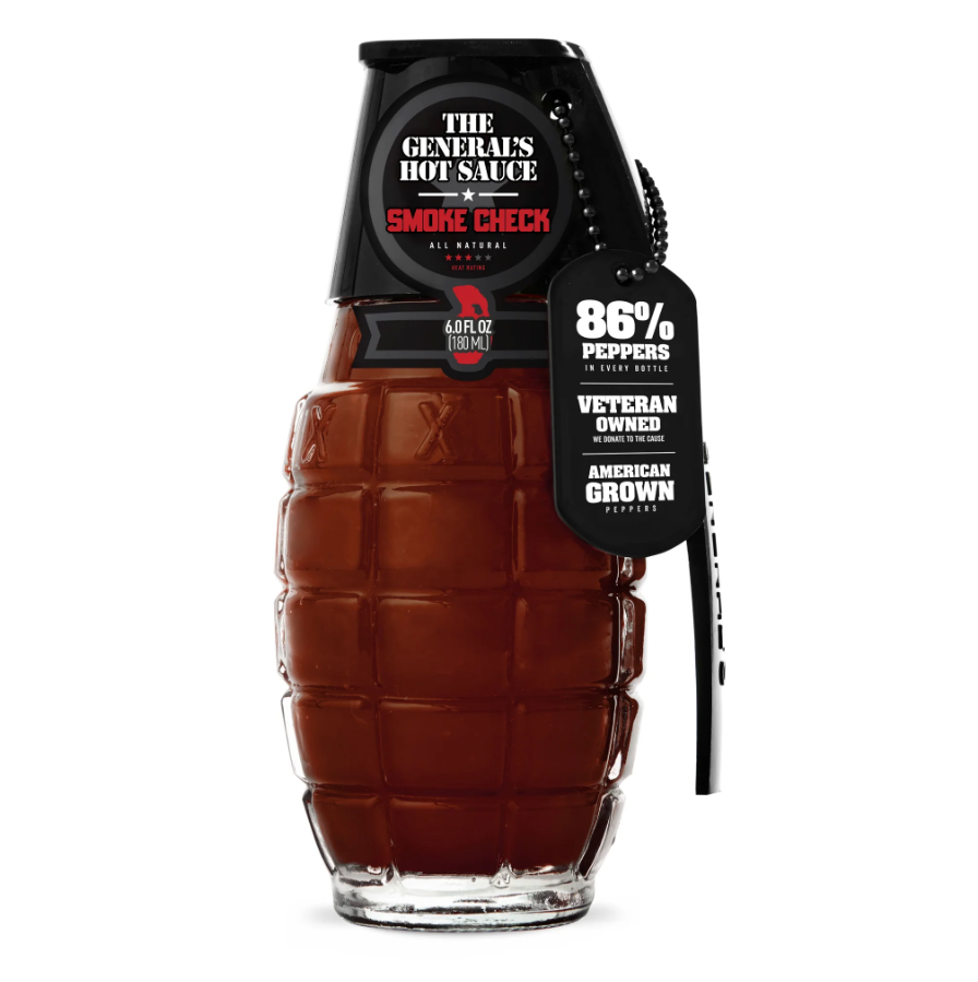 The General's Smoke Check Hot Sauce, 6 oz.