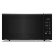 Stainless steel sensor microwave with digital control panel and blue LED display in Microwaves at Hartville Hardware