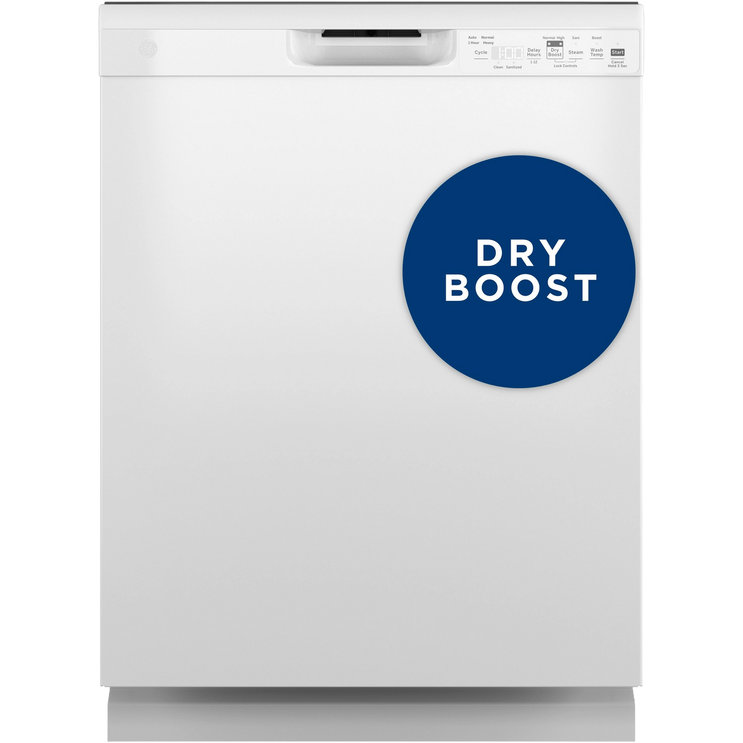 GE® ENERGY STAR® Front Control with Plastic Interior Dishwasher with Sanitize Cycle & Dry Boost