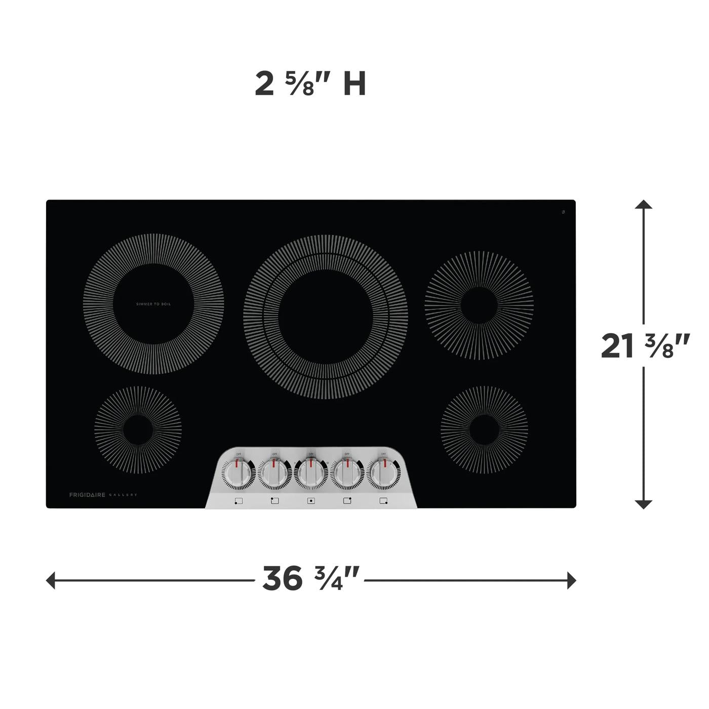 36" Electric Cooktop