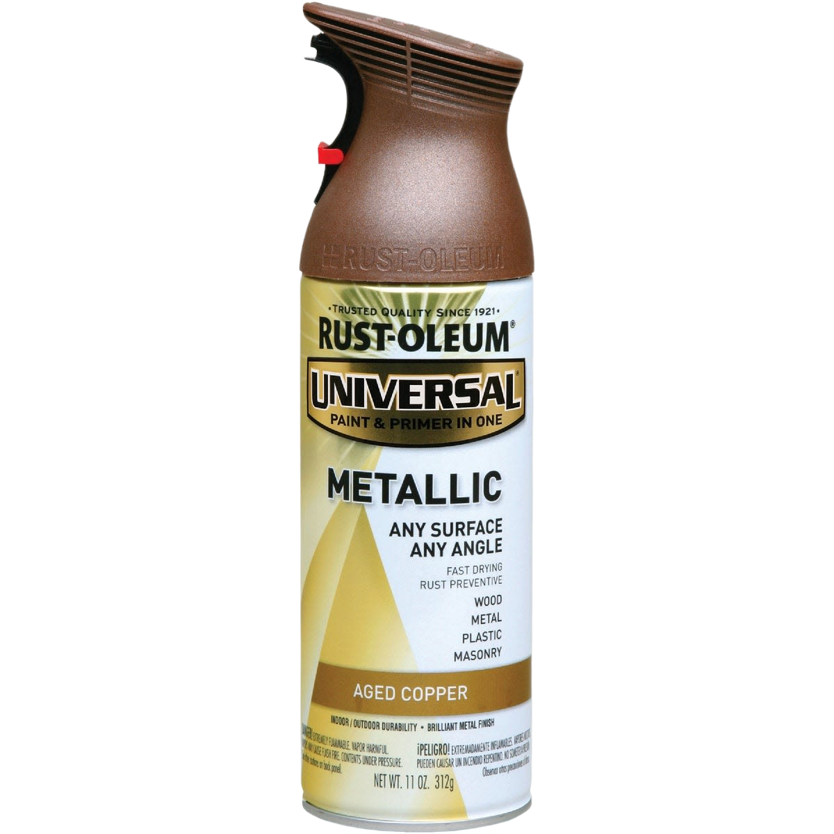 Rust-Oleum aged copper metallic spray paint can for home improvement and paint supplies under $50 collection