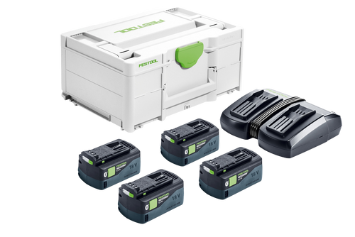 Festool 578675 Energy Set SYS 18V 4xHP5/TCL6DUO