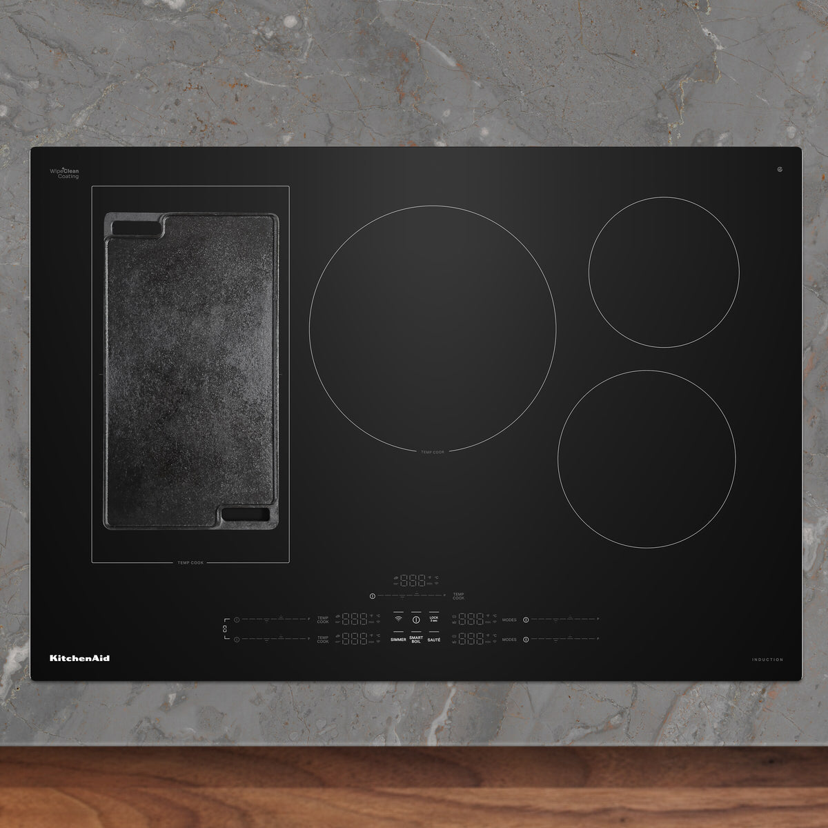 30" Temp Cook™ Induction Cooktop with 5 Cooking Zones