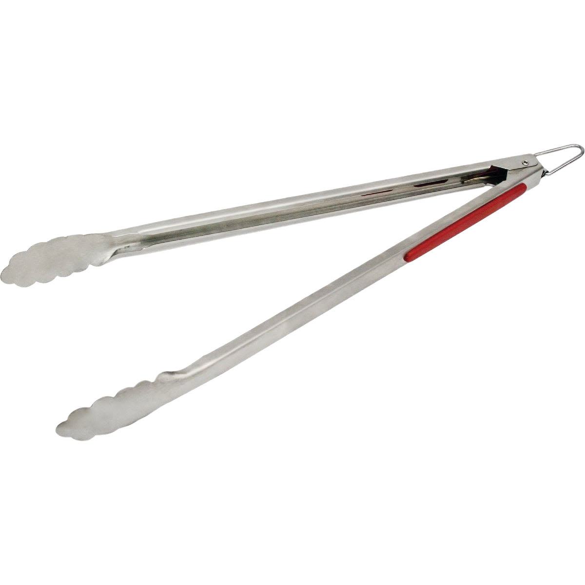 15-inch stainless steel barbecue tongs with soft grip insert for grilling in outdoor living and grill accessories collections