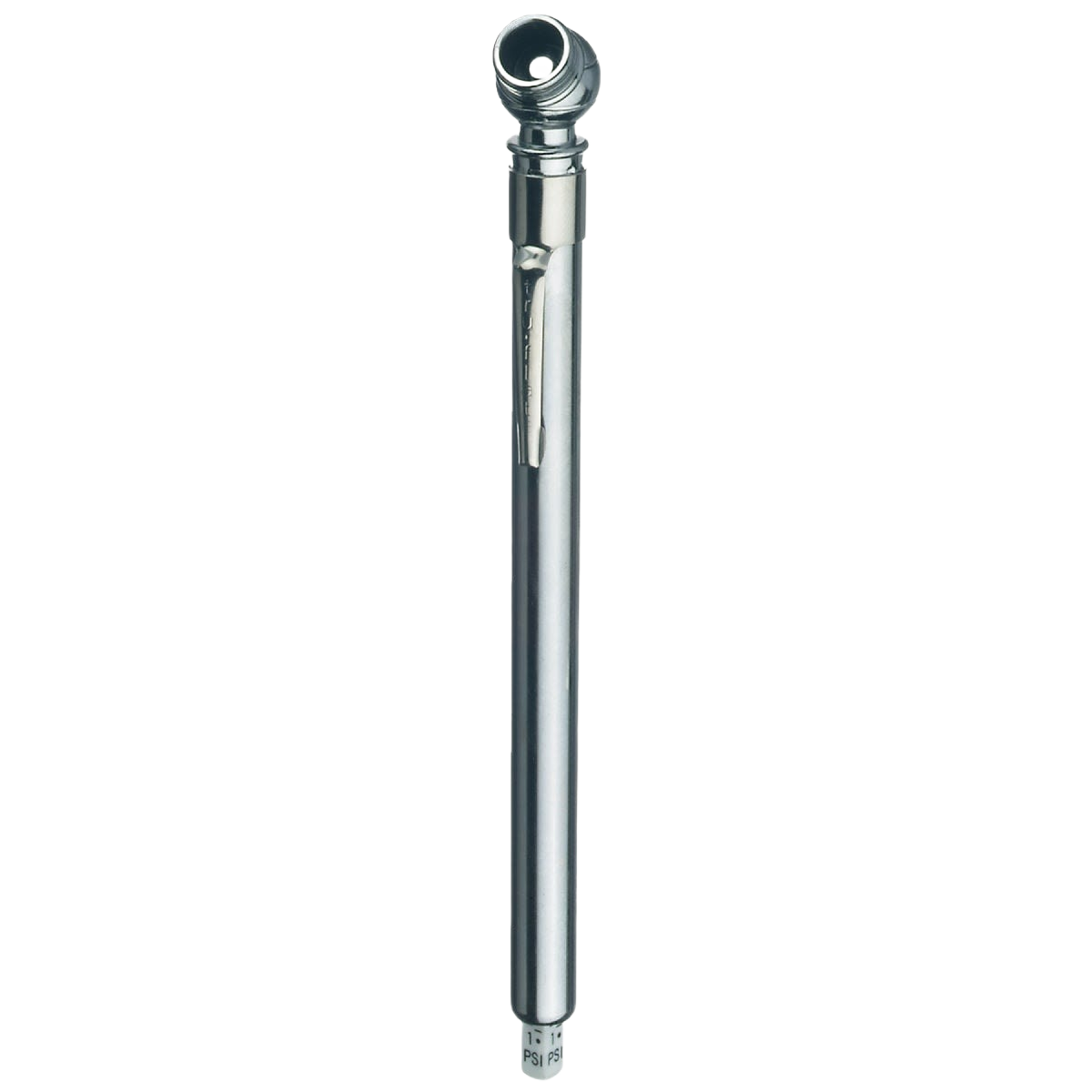 Chrome-plated professional pocket gauge with square inflator bar, ideal for precise pressure readings under $50 tools collection