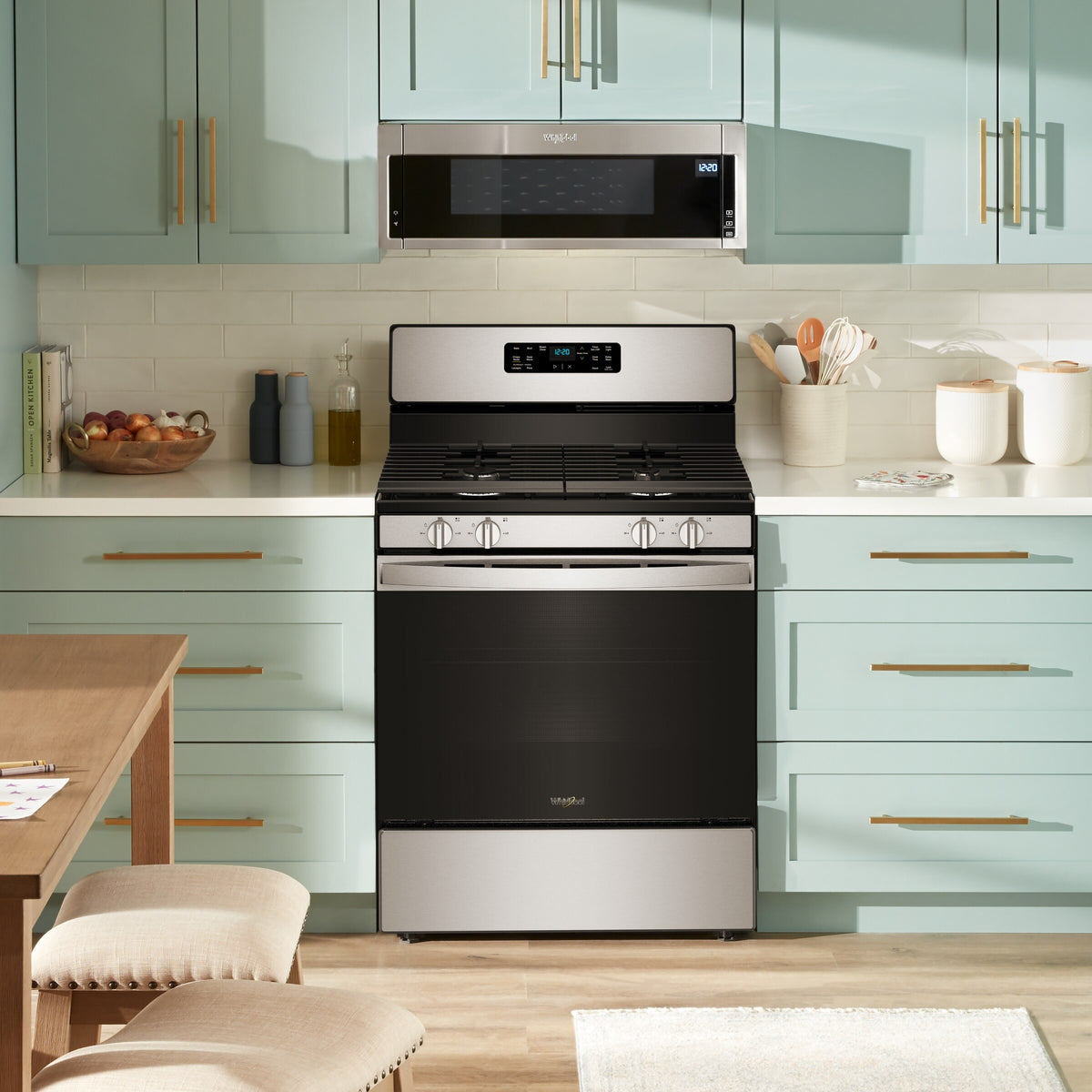 30-inch Gas Range with Crispy Mode and Dishwasher Safe Grates