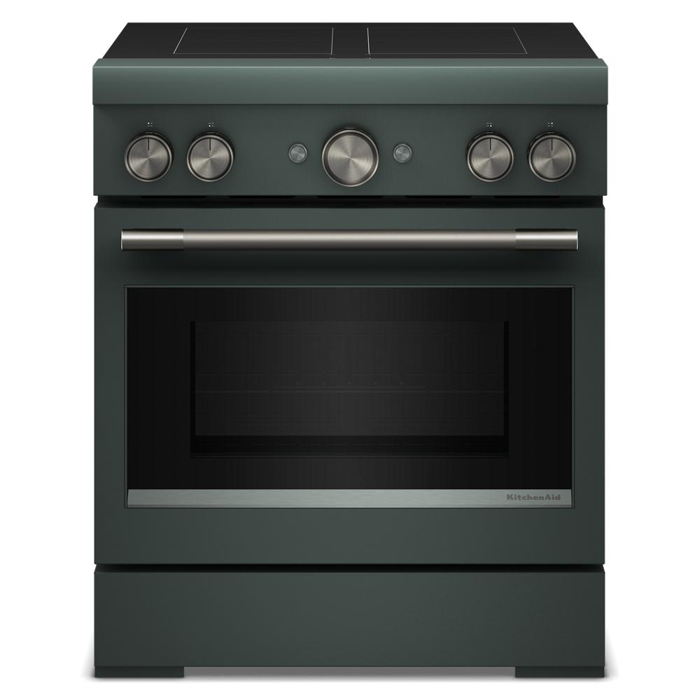 30-Inch 4-Element Induction Freestanding Commercial-Style Range with Air Fry