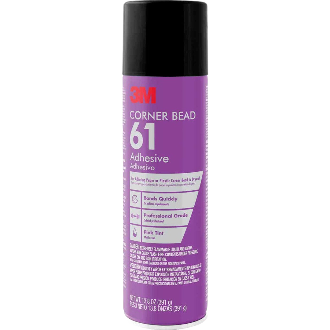 Purple aerosol spray adhesive can for drywall corner bead in glue and adhesives under $50 home improvement supplies