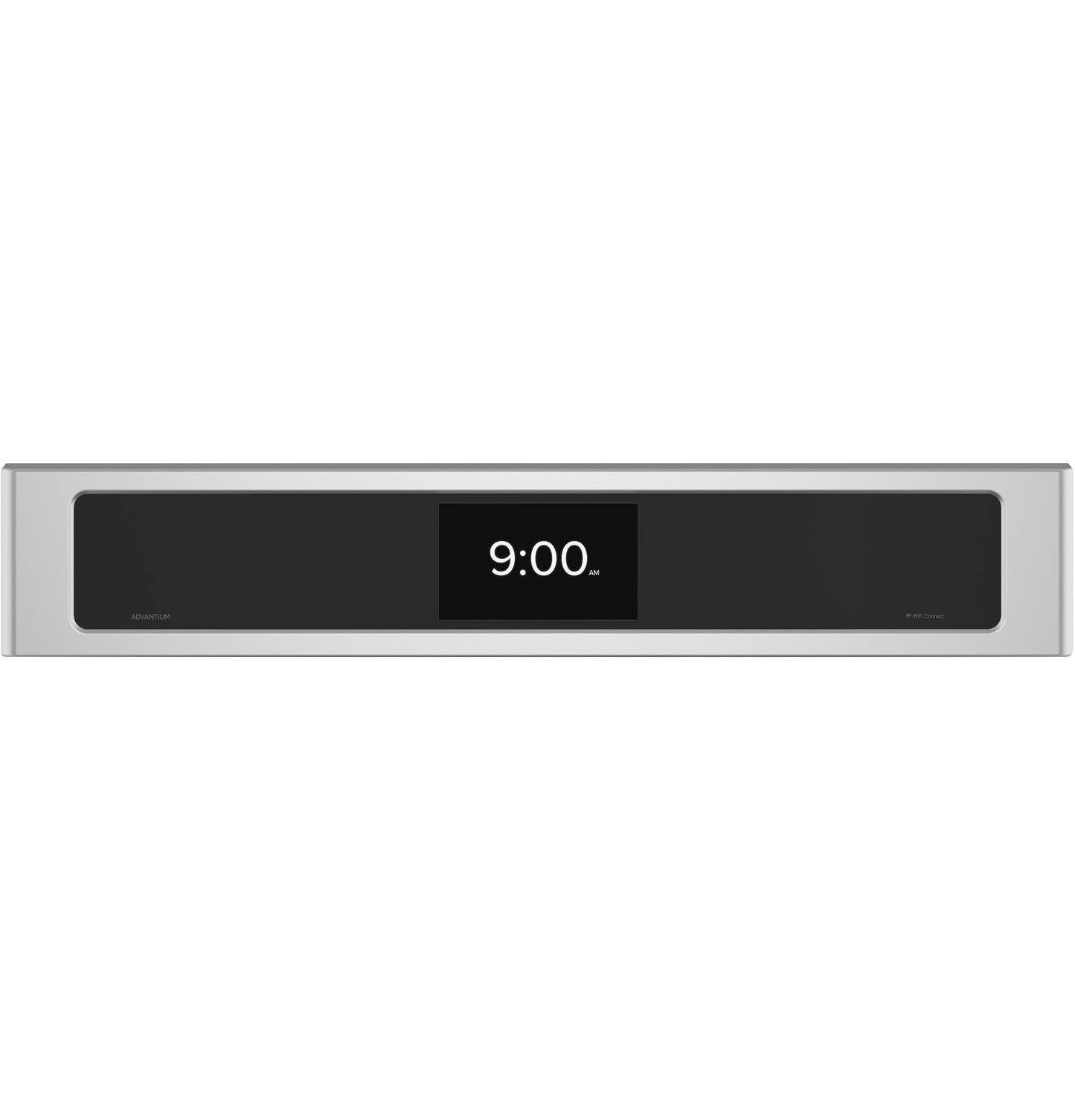 Digital control panel displaying 9:00 on stainless steel speed cook oven from wall ovens and kitchen appliances collections