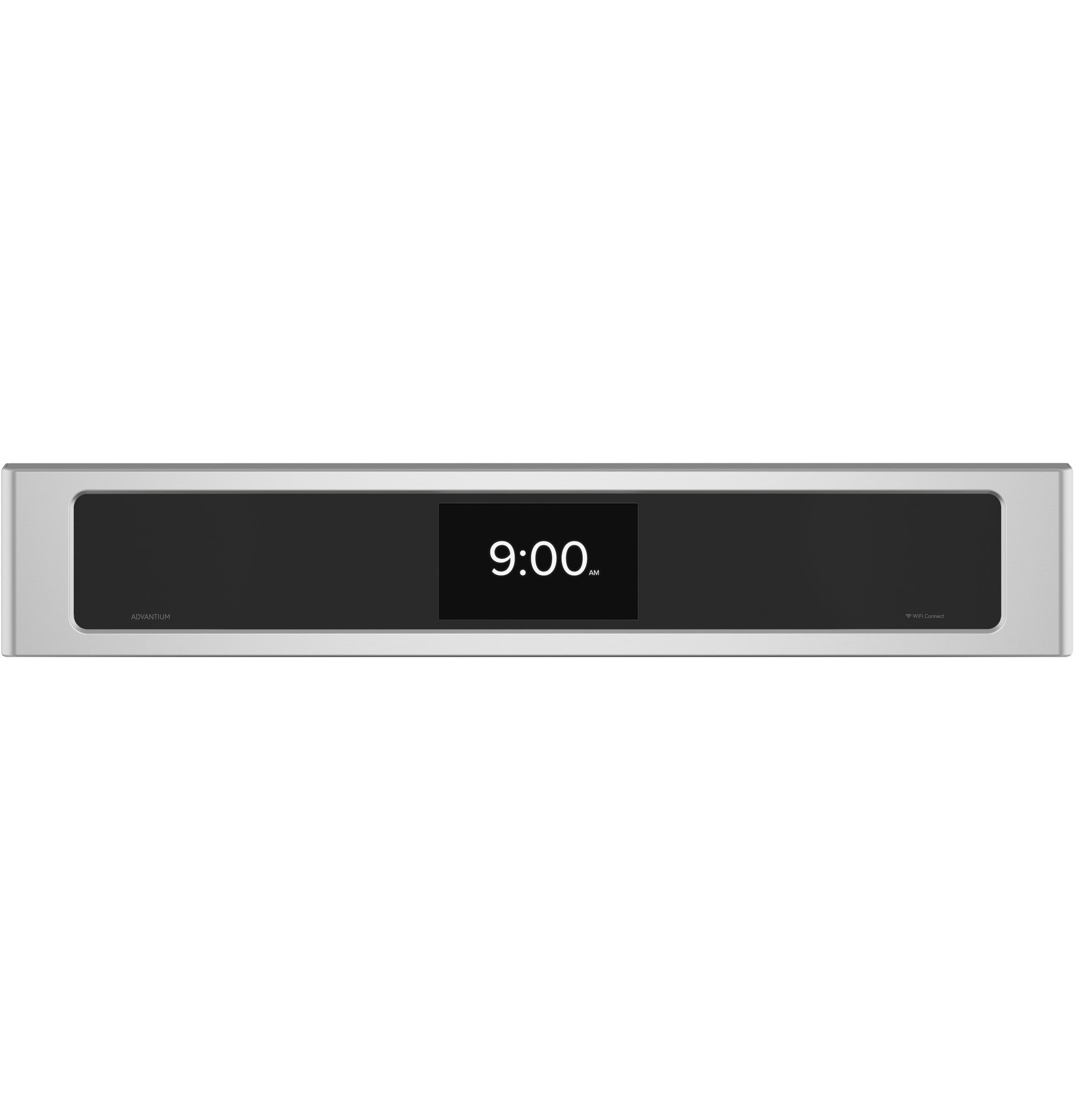 Digital control panel displaying 9:00 on stainless steel speed cook oven from wall ovens and kitchen appliances collections