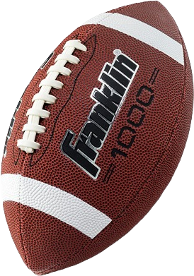 Junior-size football with synthetic leather surface and white laces, designed for outdoor games and kids' sports under $50