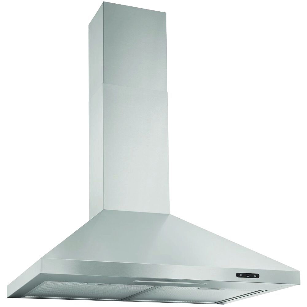24" Pyramidal Chimney Hood, 400 CFM, Elect Control