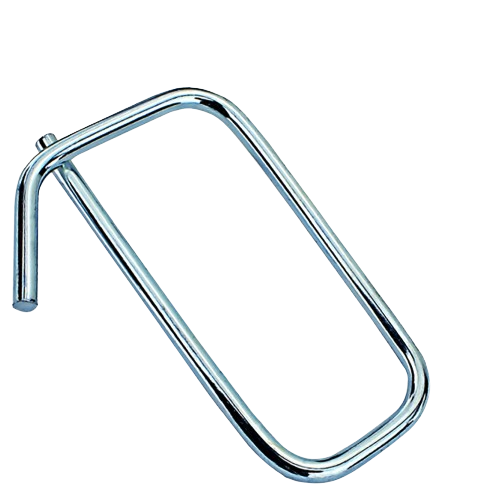 Chrome-finished metal attachment hook for John Deere bagger chute in parts and accessories under $50 collections