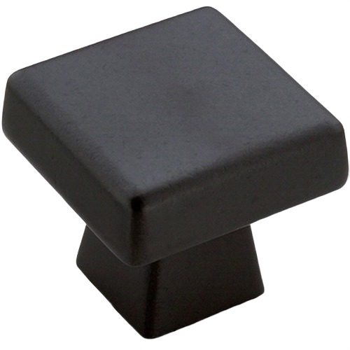 Contemporary black bronze square cabinet knob for furniture hardware and home improvement under $50