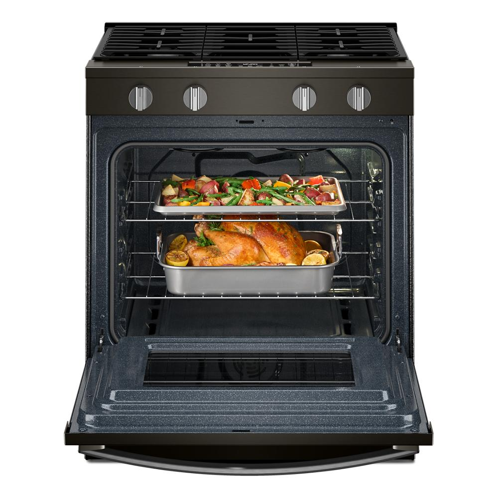 30-inch Gas Smart Range with Air Cooking Technology and Steam Clean