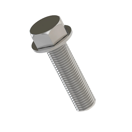 John Deere 19M7862 M6 X 20 Hexagonal Head Flange Bolt, 10-Pack