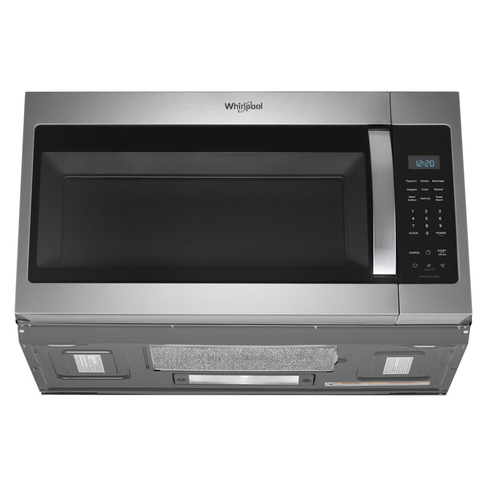 Whirlpool stainless steel over-the-range microwave with sensor cooking and digital control panel from Kitchen & Kitchenware collection