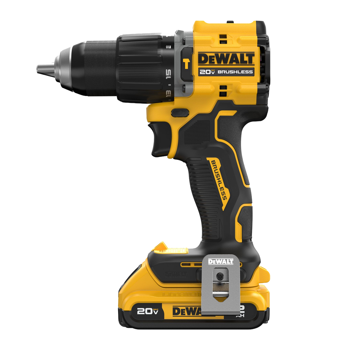 DEWALT ATOMIC COMPACT SERIES™ 20V MAX* Brushless Cordless 1/2" Hammer Drill Kit