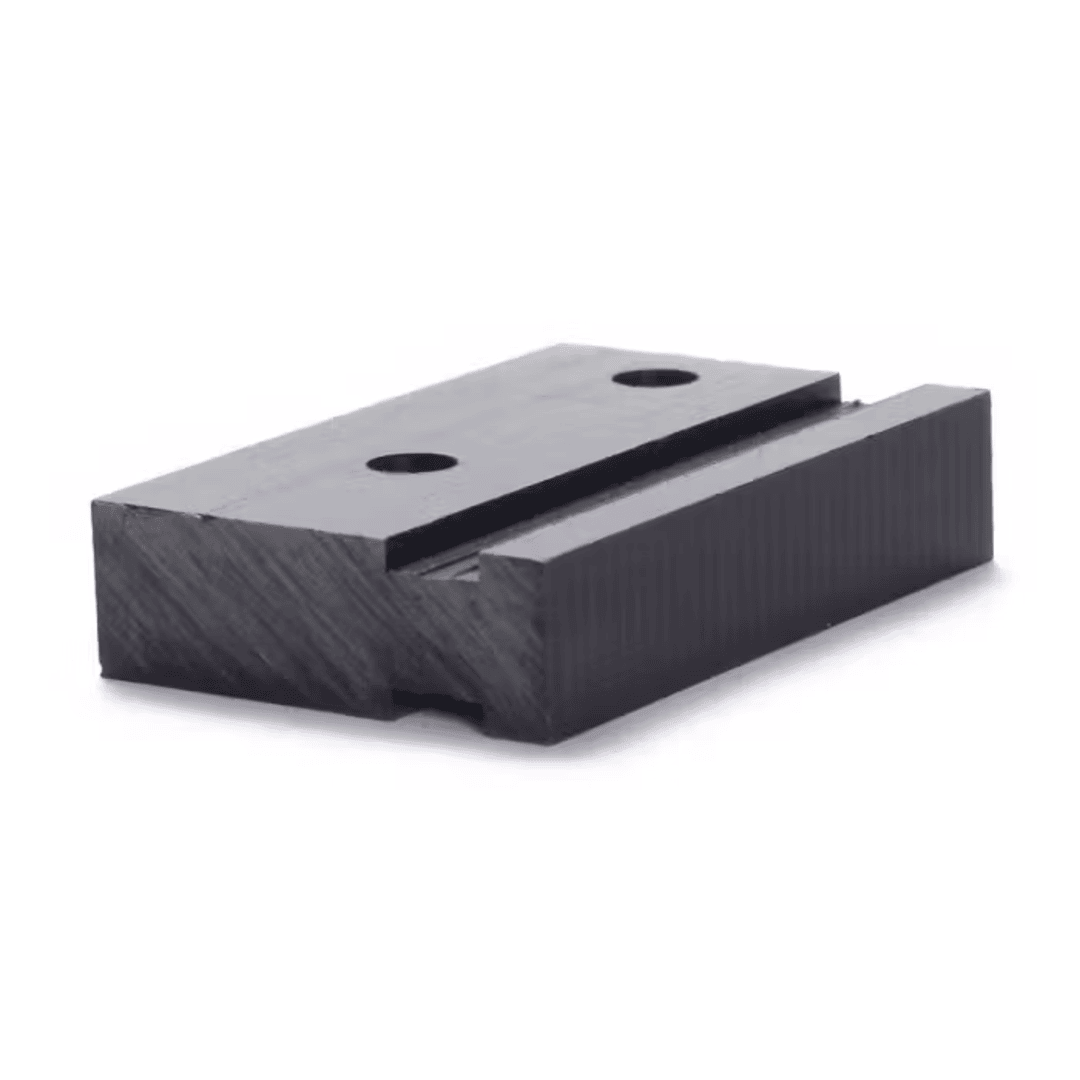 Black precision-machined guide block for sawmill accessories in outdoor power tools and shop equipment collections under $50