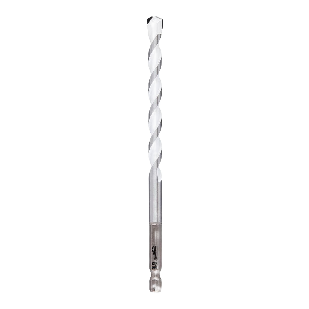 Carbide tip drill bit with multi-material design for versatile drilling in tool accessories and power tool collections
