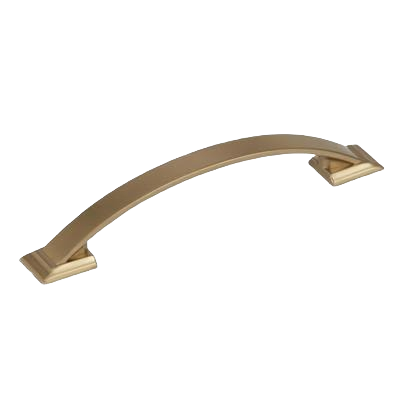 Golden champagne cabinet pull with curved design and strong lines for Hardware and Furniture Accessories collections