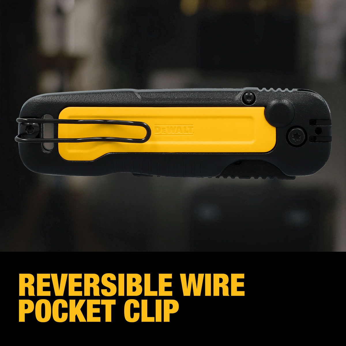 DEWALT Push and Flip Folding Utility Knife