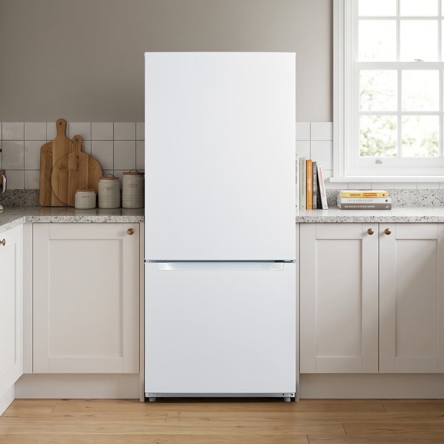 Element Electronics 18.7 cu. ft. Bottom Freezer Refrigerator - White, ENERGY STAR (ERBM19CBW)