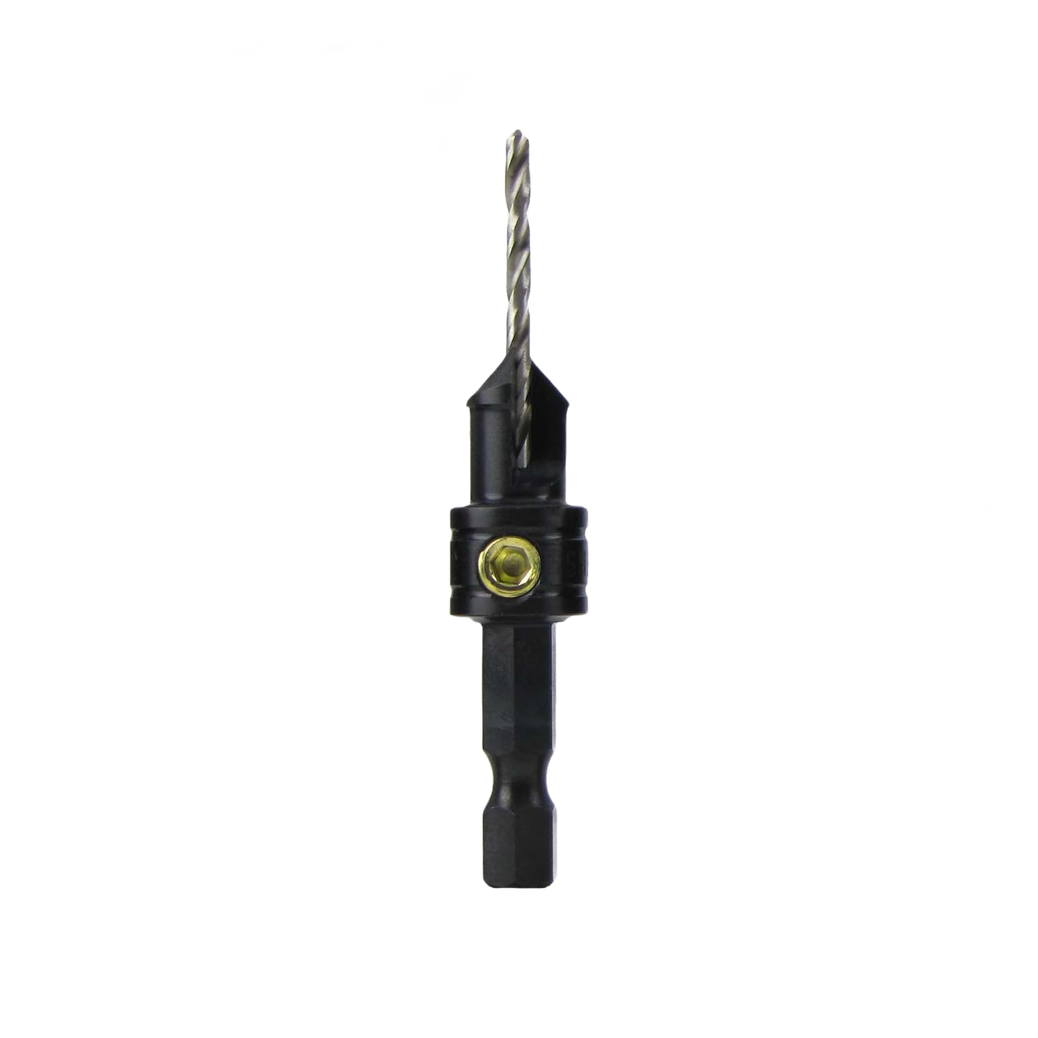 3/32 inch countersink and drill bit combination tool for precise pilot holes and countersinking in woodworking projects
