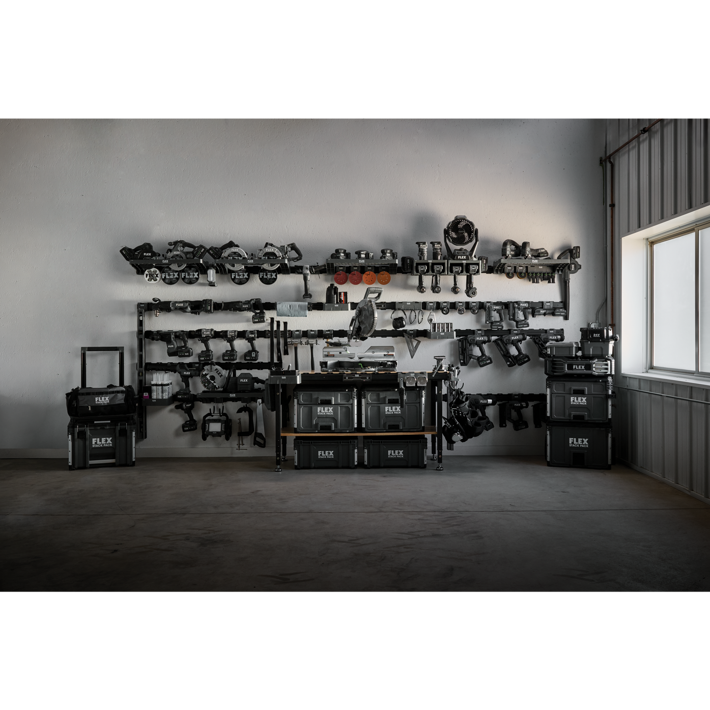 FLEX TRACK LOCK™ Spool Rack