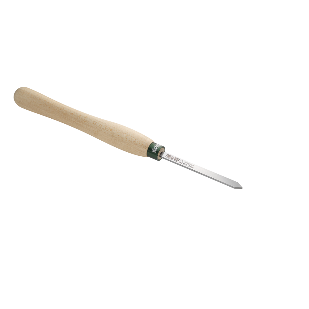 Woodworking parting tool with ergonomic wooden handle and high-speed steel blade in woodworking tools under $100 collection