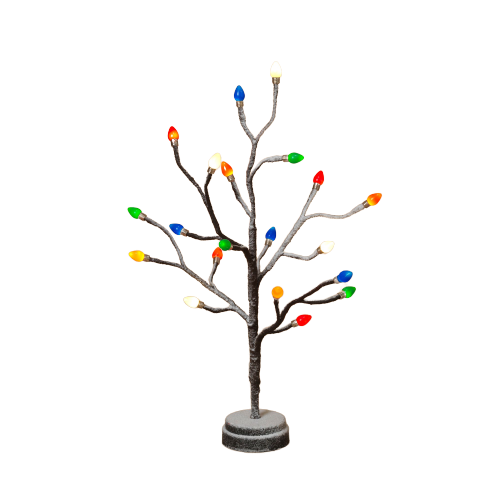 Gerson International 20" Tree w/Multicolor Bulbs
