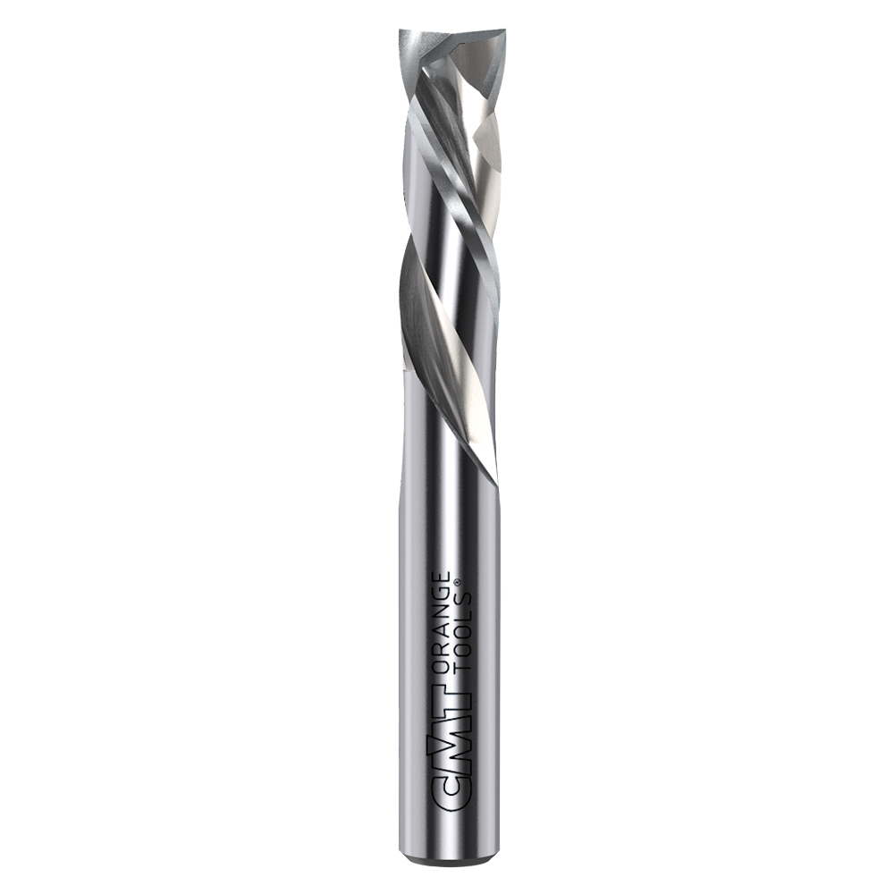 CMT Orange Tools 1/4”X7/8”X2-1/2” S=1/4” Solid Carbide Up&Downcut Bit