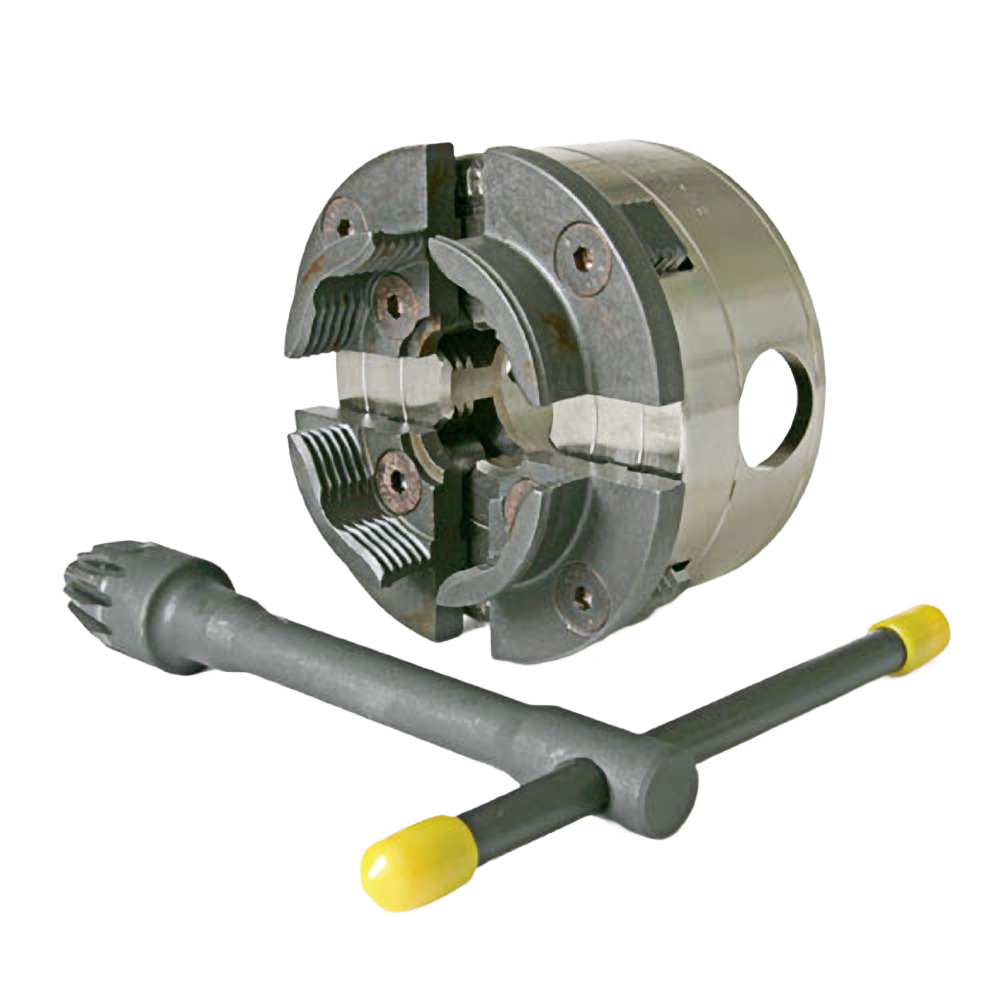 Self-centering 4-jaw Talon chuck and T-handle wrench for woodturning in woodworking tools collection under $50