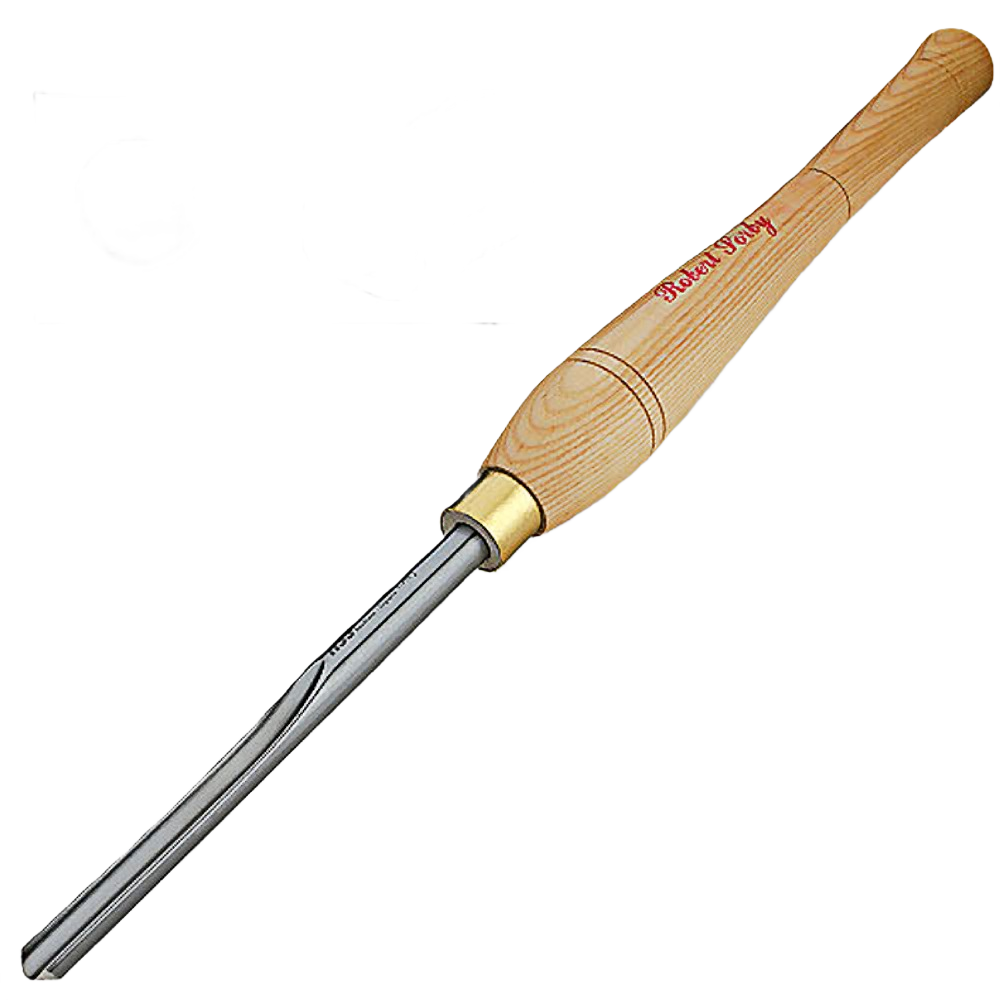 Woodturning spindle gouge with wooden handle and steel blade for precision woodworking tools under $100 collections