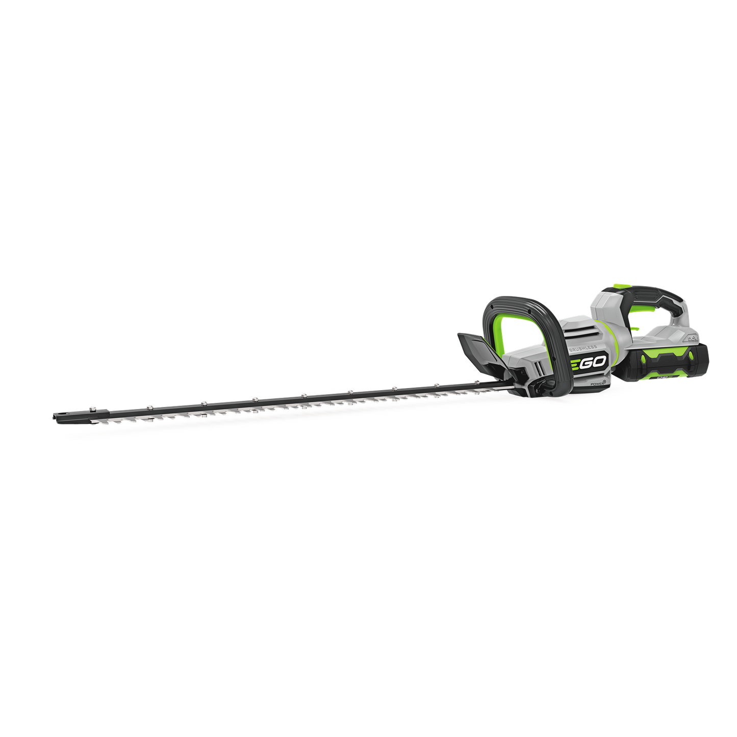Lightweight cordless hedge trimmer with 26-inch blade, battery powered for outdoor lawn care and garden maintenance tools collections
