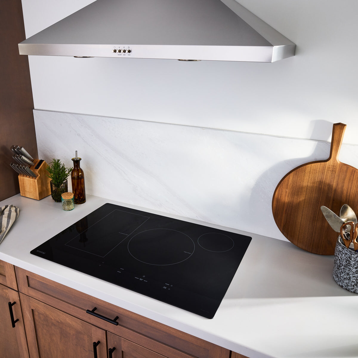30-Inch Wide Induction Cooktop with Power Boost