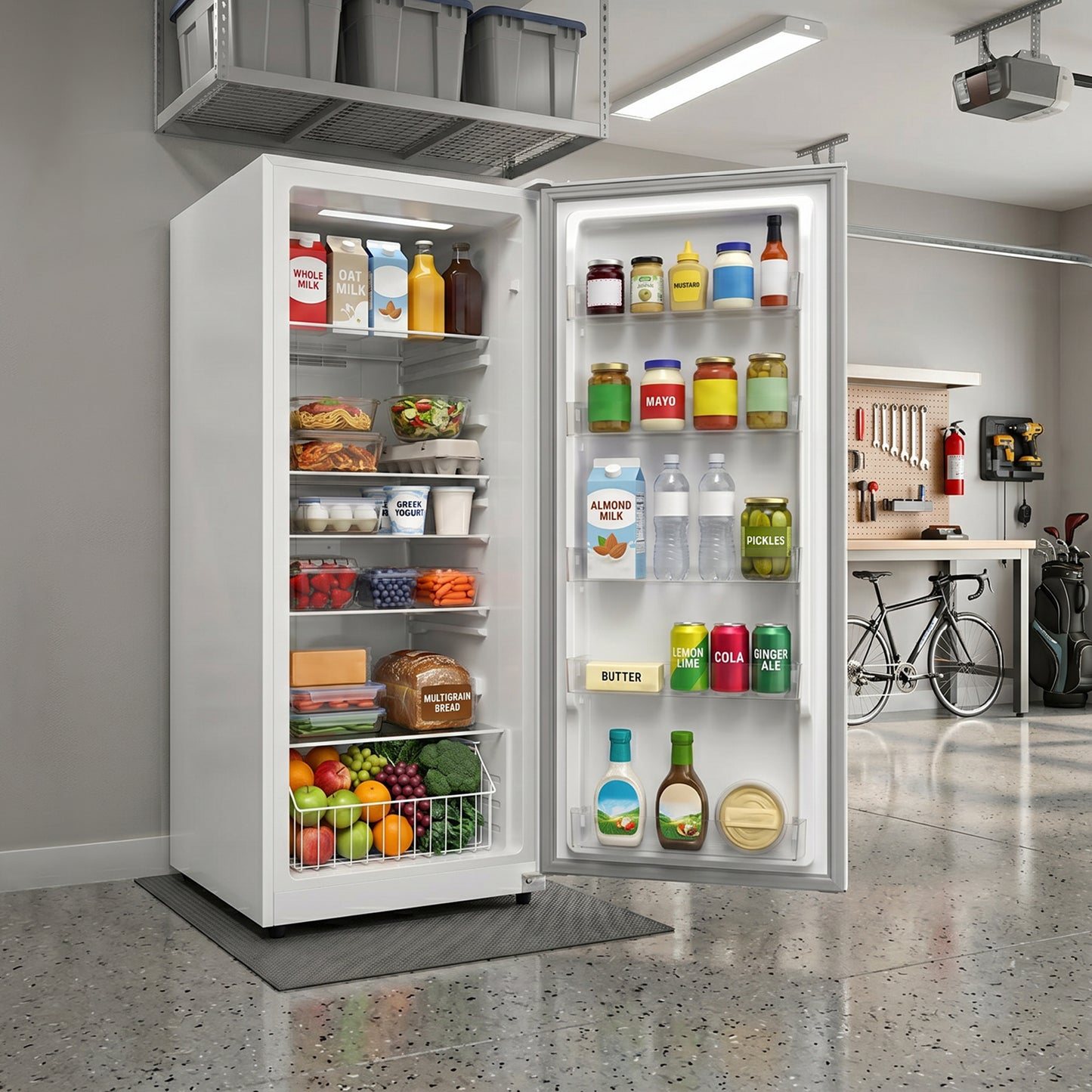 Element 17.0 cu. ft. Upright Convertible Freezer/Refrigerator – White, ENERGY STAR (EXUF17CEEW)