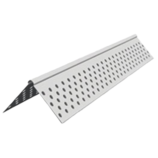 Vinyl drywall corner bead with perforated design for reinforcing and finishing corners in home improvement projects