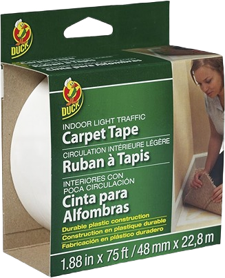 Shurtape light traffic carpet tape in durable plastic for securing rugs, ideal for home improvement and painting projects under $50 collections