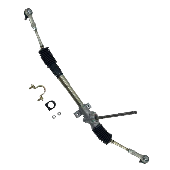 Metal rack assembly with black protective sleeves and mounting hardware for home improvement and tools use