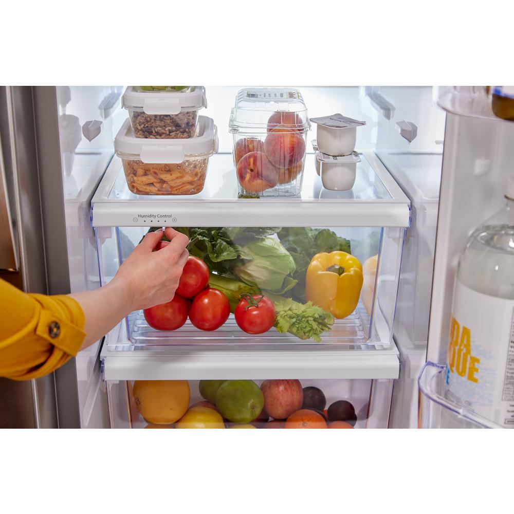 33-inch Wide Side-by-Side Refrigerator - 21 cu. ft.